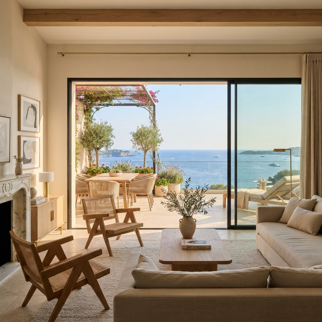 Vue de la Côte d'Azur
